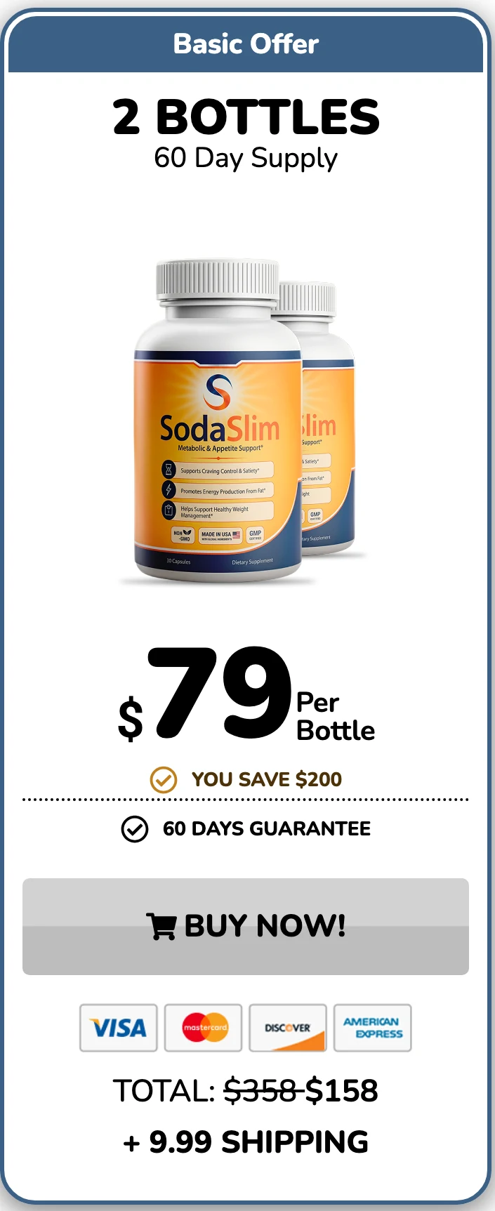 Soda Slim 2 bottles